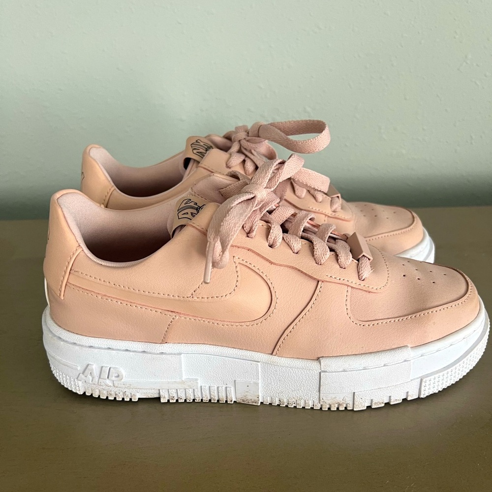 Women’s Nike Air Force 1 shoes, size 8, Sage